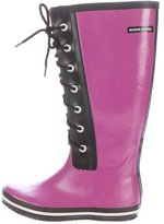 Thumbnail for your product : Sonia Rykiel Lace-Up Rain Boots