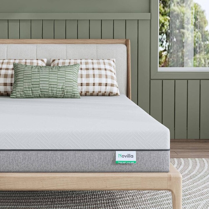 Novilla Twin Medium Cooling Gel Memory Foam 6 in. Mattress, Breathable and Hypoallergenic