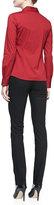 Thumbnail for your product : Lafayette 148 New York Katie Stretch-Poplin Blouse