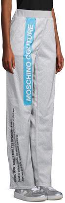 Moschino Logo-Print Pants