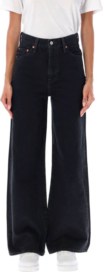 Levi's Logo Patch Wide-Leg Jeans