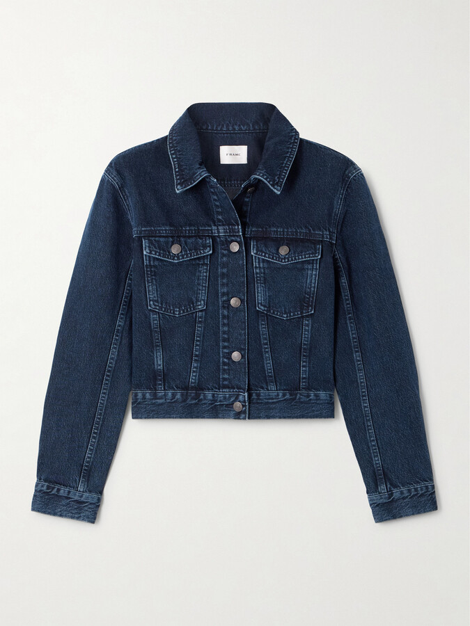 FRAME - Sharp Denim Jacket - Blue