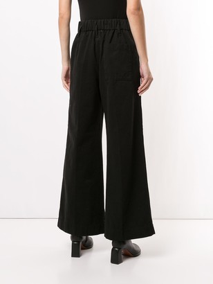 Forte Forte Elasticated-Waist Straight Trousers