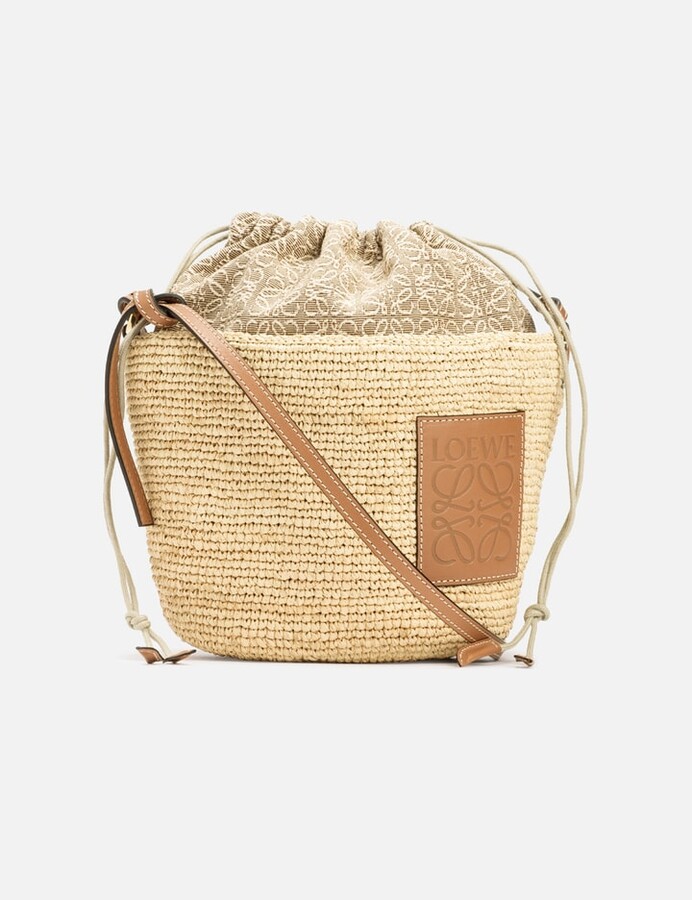 Loewe Pochette Basket Bag - Neutrals Crossbody Bags, Handbags