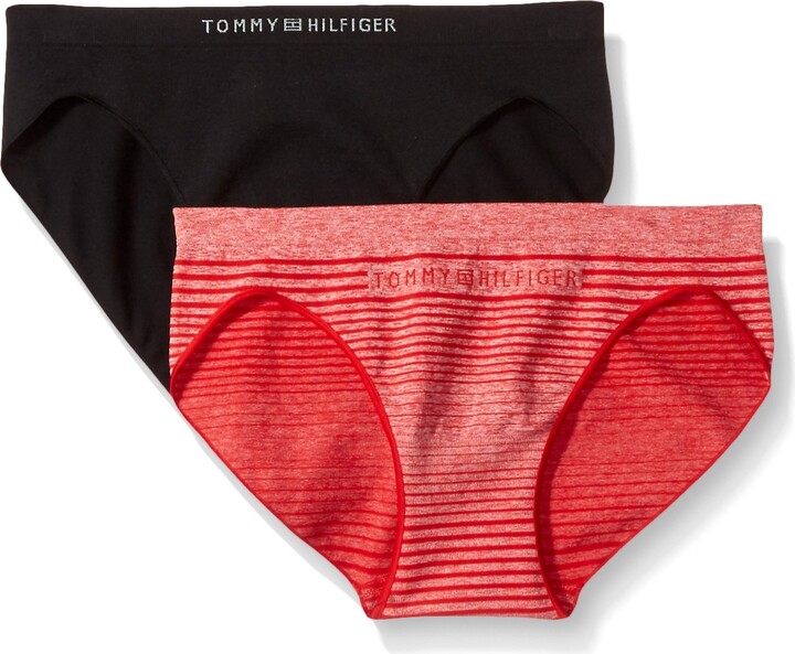 Tommy Hilfiger Women's Underwear Ruched Back Cotton Hipster