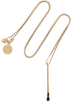 Thumbnail for your product : Stella McCartney Matchstick gold-tone necklace