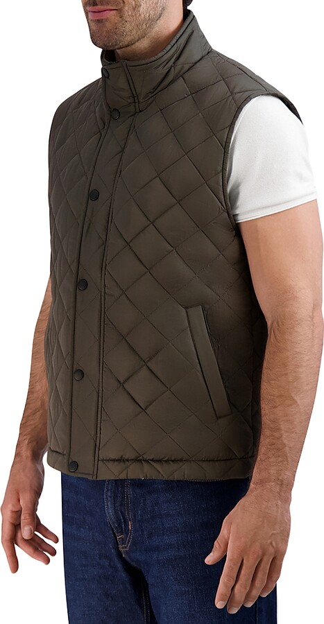 Cole Haan Diamond Quilted Vest
