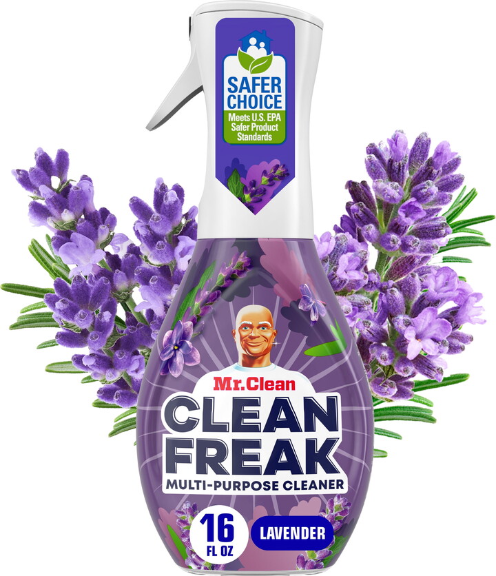 Mr. Clean Clean Freak All Purpose Cleaner Spray, Multi-Surface Cleaning, Lavender, 16 fl oz