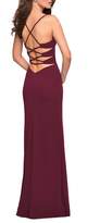 Thumbnail for your product : La Femme Sweetheart Neck Jersey Evening Dress
