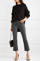 Thumbnail for your product : RtA Kiki Cropped High-rise Flared Jeans - Black
