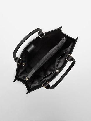 Calvin Klein Saffiano Leather Large Tote Bag