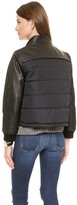 Thumbnail for your product : Sea Leather Puff Bomber