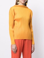 Thumbnail for your product : Pleats Please Issey Miyake Shooting Star plain plisse top