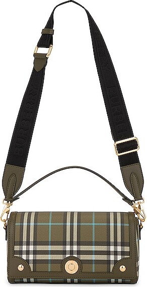Burberry Small Note Shoulder Bag in Olive - ShopStyle