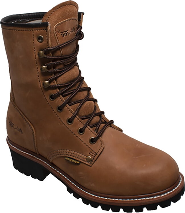 AdTec Men's 1427WP 9" Waterproof Logger Work Boots