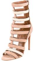 Thumbnail for your product : Alaia Stingray Suede Cage Sandals