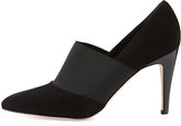 Thumbnail for your product : Manolo Blahnik Zarle Stretch Suede Ankle Boot