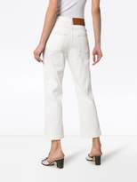 Thumbnail for your product : Loewe high-waisted multi-pocket cropped jeans