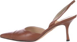 Battaglia Leather Slingback Pumps