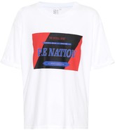 Thumbnail for your product : P.E Nation Forward Tee printed cotton T-shirt