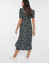 Thumbnail for your product : ASOS DESIGN Maternity midi tea dress with buttons in floral print