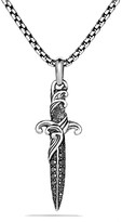 Thumbnail for your product : David Yurman Waves Dagger Amulet with Black Diamonds