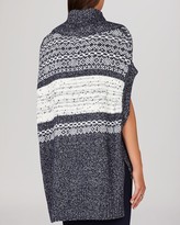 Thumbnail for your product : BCBGMAXAZRIA Sweater Tunic - Elinor Fair Isle Oversize