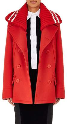 Givenchy Women's Wool Peacoat & Removable Collar