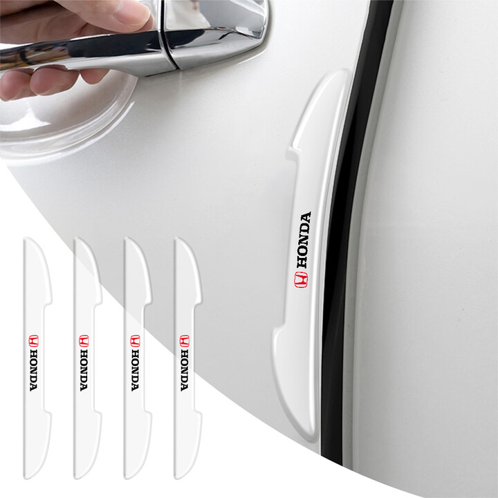 4Pcs Car Door Rearview Mirror Edge Guards Trim Protection Strip Scratch Protector for Honda Civic 10th 11th Gen Hrv Jazz City