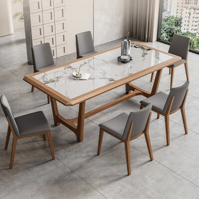 Greyleigh Nordic Simple Modern Rectangular Dining Table Rectangular 62.99'' L x 31.49'' W Dining Set