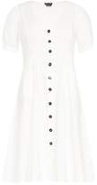 Thumbnail for your product : City Chic Luca Button-Up Linen & Cotton Dress