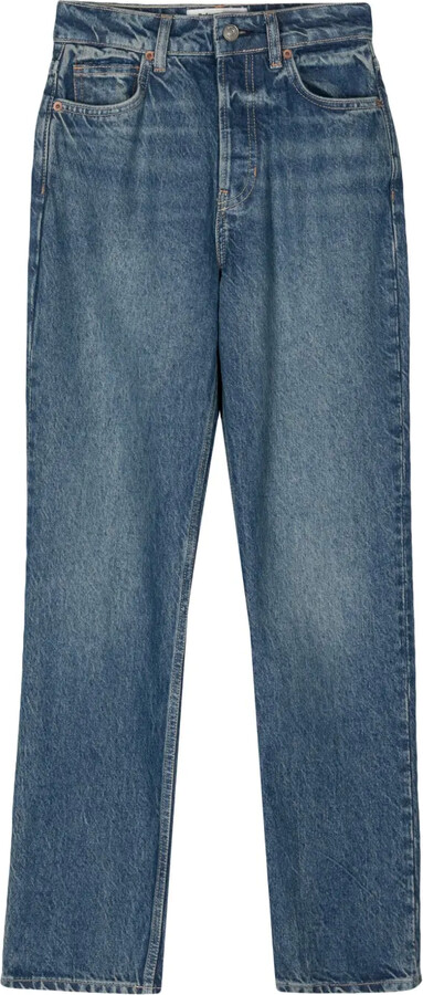Reformation Cynthia high-rise straight-leg jeans