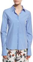Thumbnail for your product : Tibi Slim-Fit Gingham Shirt, Blue/White