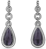 Thumbnail for your product : David Yurman Anjou Drop Earrings with Black Orchid & Diamonds