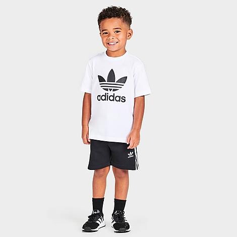 adidas Boys\' Little Kids\' Adicolor T-Shirt and Shorts Set - ShopStyle