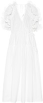 Thumbnail for your product : Cecilie Bahnsen Ruffled cotton dress