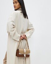 Thumbnail for your product : Michael Kors Women's Brown Cross-body bags - Greenwich Medium Color-Block Saffiano Leather Shoulder Bag