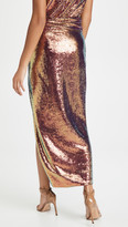 Thumbnail for your product : Sally LaPointe Iridescent Sequins Long Twist Sarong