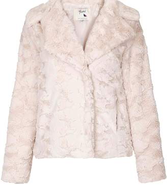 Yumi Textured Faux Fur Jacket