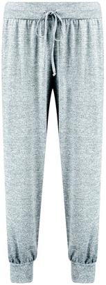 boohoo Yazmin Loose Fit Melange Knit Relaxed Joggers