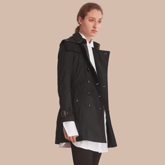 Burberry Hooded Trench Coat with Warmer