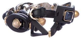 Louis Vuitton Embellished Hinge Belt Black Embellished Hinge Belt
