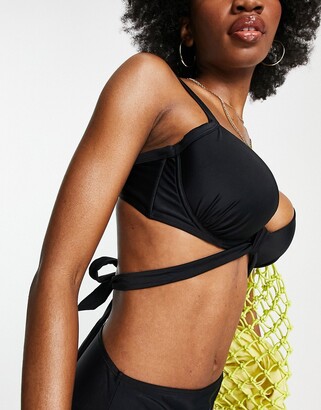 Ivory Rose Fuller Bust mix and match triangle bikini top in black -  ShopStyle Two Piece Swimsuits