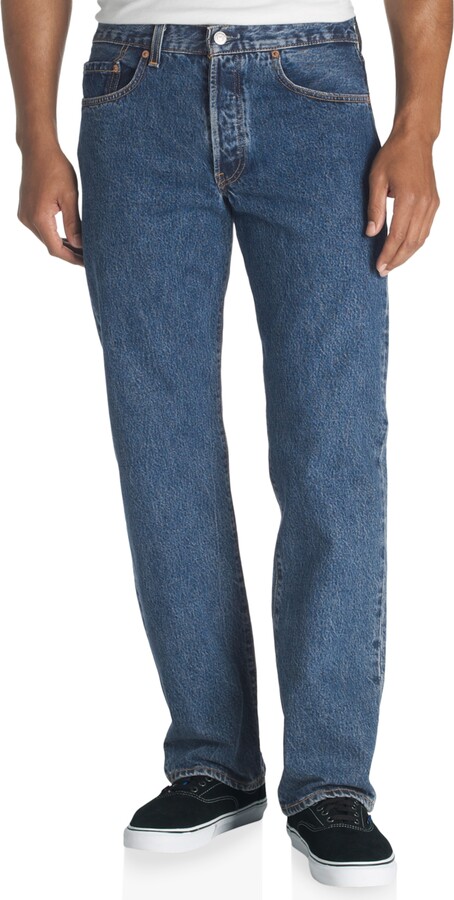 Levi's Men's 501 Original Fit Button Fly Non-Stretch Jeans - ShopStyle