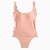 Thumbnail for your product : J.Crew Plunging scoopback one-piece swimsuit in Italian matte