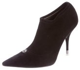 Thumbnail for your product : Casadei Embellished Suede Booties