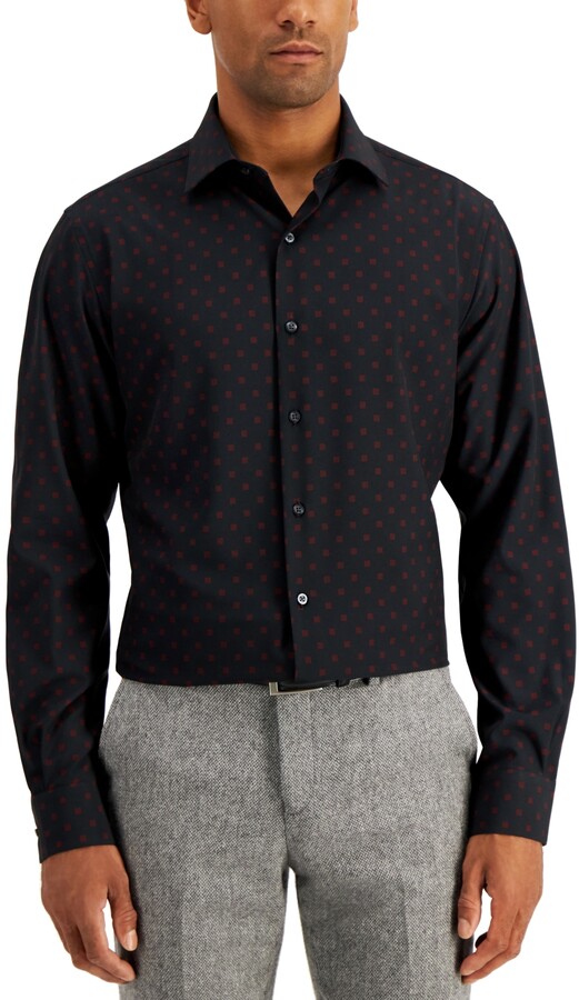 alfani slim fit dress shirt
