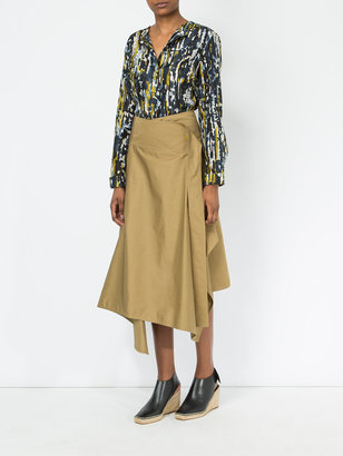 Marni asymmetric skirt