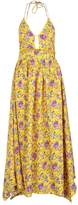 Thumbnail for your product : boohoo Tall Floral Strappy Halter Neck Maxi Dress