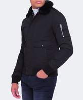 Thumbnail for your product : Schott Faux Fur Collar Flight Jacket
